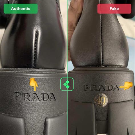 how to tell real prada boots|authenticity of prada shoes.